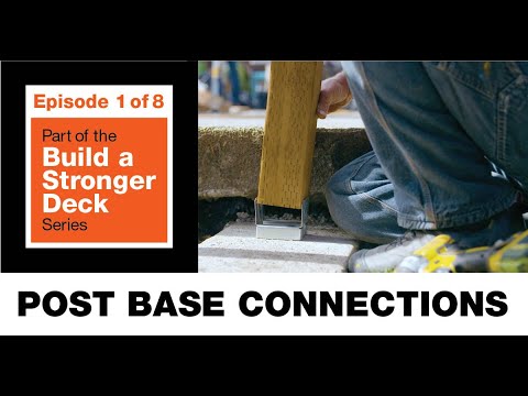 Build a Stronger Deck: Post Base Connections