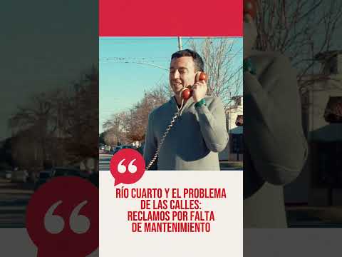 Río Cuarto y el problema de las calles: reclamos por falta de mantenimiento
