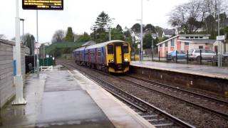 preview picture of video 'FGW Class 150221 | St Austell Station | 29/1/2012'