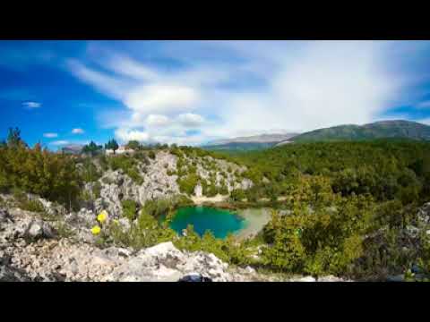 Kroatien mit Samsung Gear 360  "Eye of Croatia" am Ursprung des Cetina-River