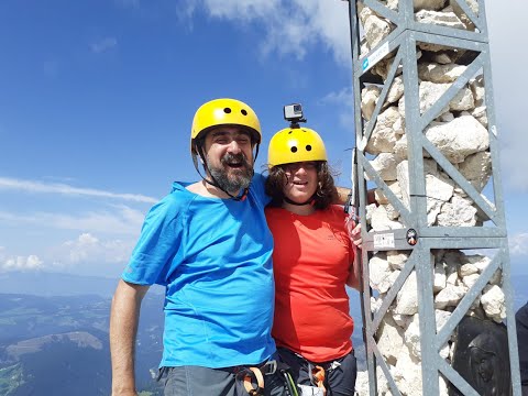 Via ferrata roda di Vael 2810 metri (Catinaccio)