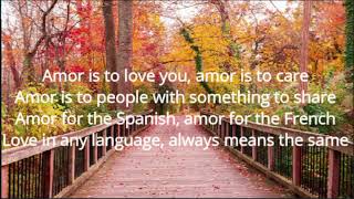 Los amigos invisibles &quot;Amor&quot; lyrics