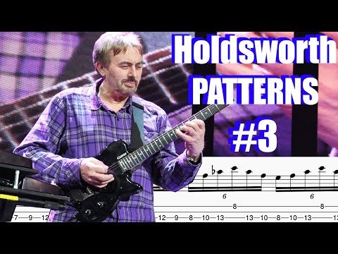Holdsworth Patterns #3 When sidestepping is IN the scale