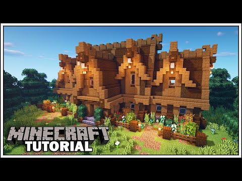 Minecraft Large Nordic House Tutorial [How to Build]