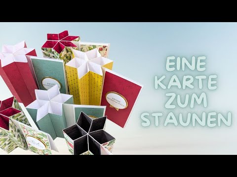 Making special Christmas cards | This card really makes an impression!