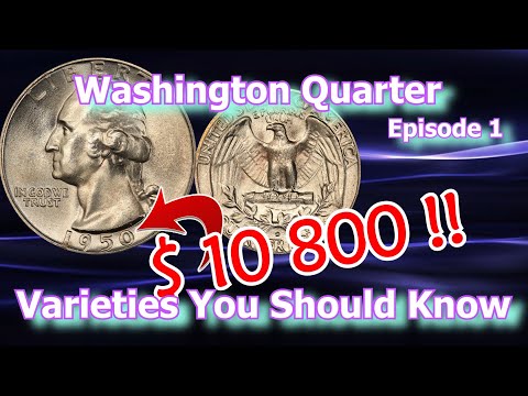 Washington Quarter Varieties You Should Know Ep.1 - 1969, 1964, 1950