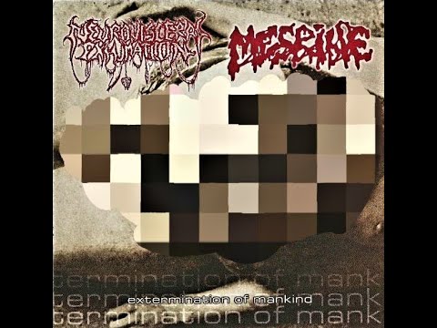 MESRINE / NEURO-VISCERAL EXHUMATION - 'Extermination Of Mankind' Split 7" (2003)