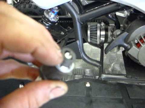 comment demarrer un mini quad