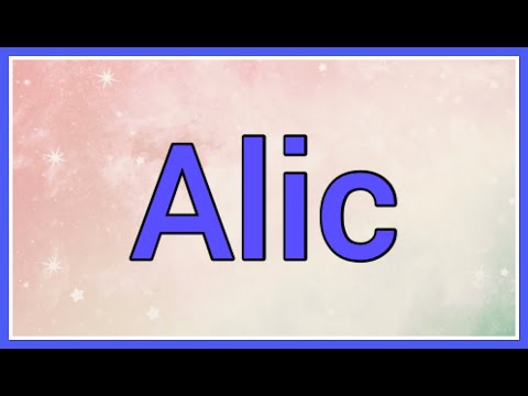 Alic | Name Origin Variations