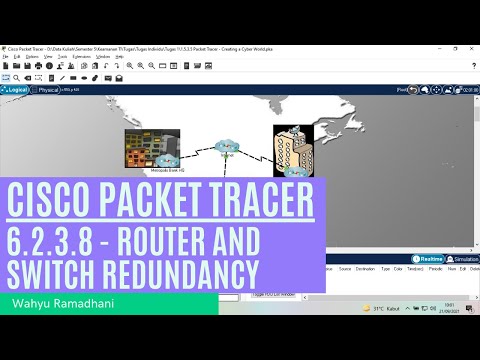 Practice 8 - 6.2.3.8 Packet Tracer - Router and Switch Redundancy