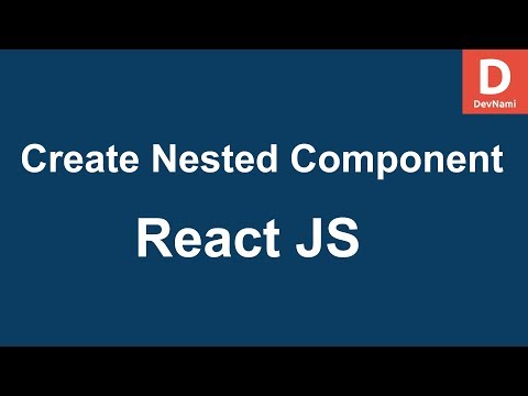 React How to Create Nested Component