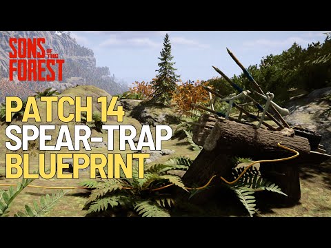 The New Spear Trap Blueprint!  - Sons of the Forest Patch 14