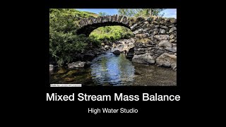 Determining Mixed Stream Pollutant Concentration Using Mass Balance