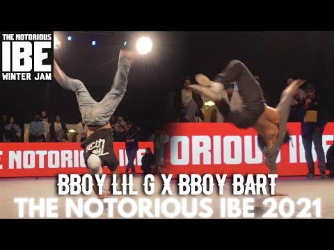 Bboy Lil G & Bboy Bart "Crazy Powermoves Duo" | The Notorious IBE Winter Jam 2021