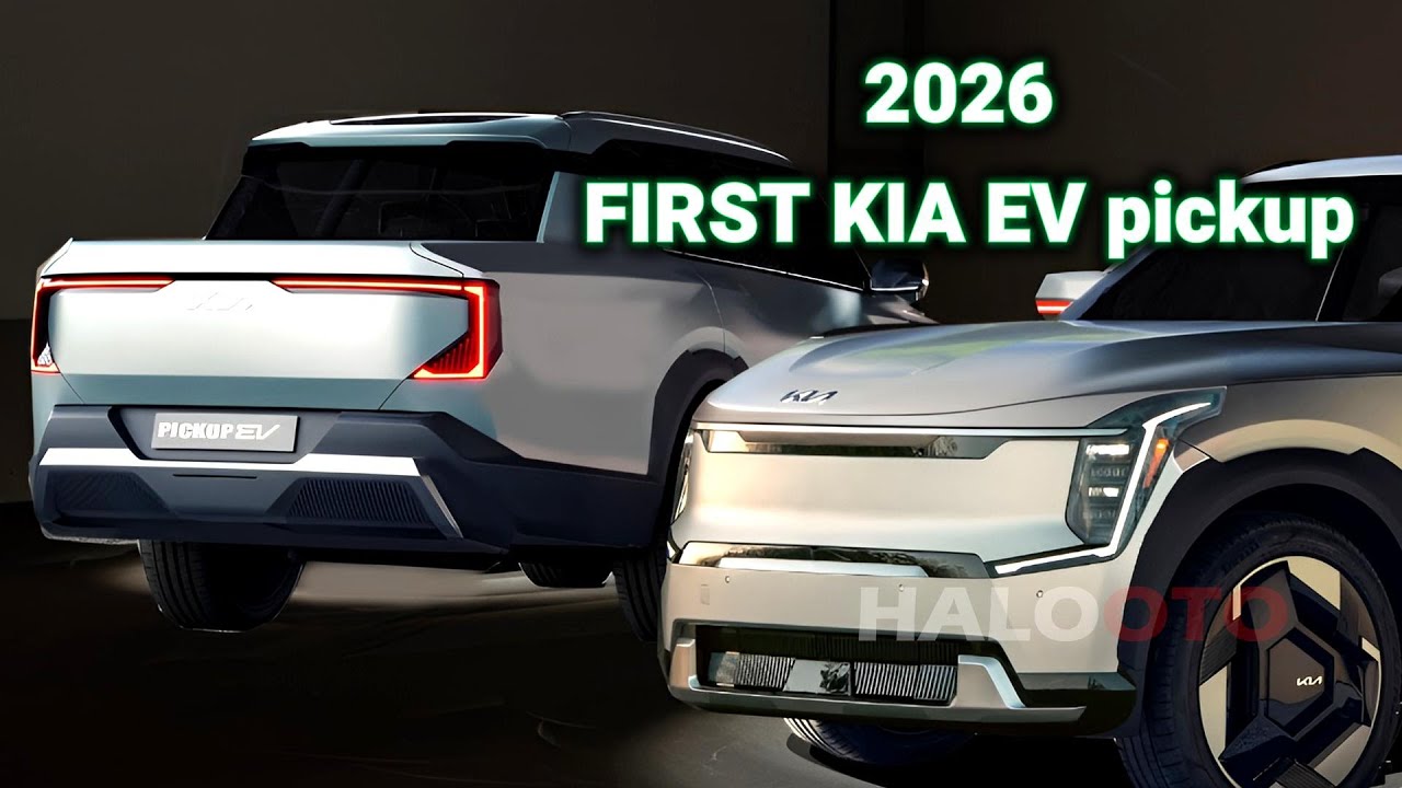 2026 Kia Electric Pickup Truck Gets Unofficially Rendered for America