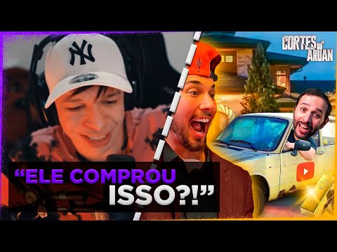 ARUAN REAGE A 6 YOUTUBERS MILIONÁRIOS QUE COMPRARAM CARROS VELHOS! (Renato Garcia, Donkey13...)