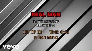 Billy Dean - Real Man (Karaoke)