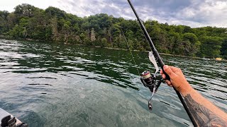 New Ledge Attempts | Jigging 70 Foot Plus Slow Pitch & Bigger Swimbaits (Finger Lakes)
