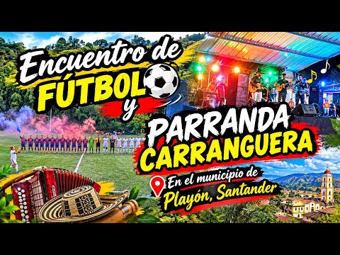 Encuentro deportivo de arauca y bucaramanga, y parranda carranguera enel playon santander 