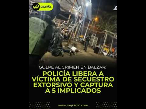 🚨 ¡Golpe al crimen en Balzar! 🚨