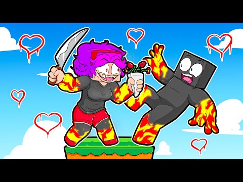 A FÃ MALUCA ME PRENDEU NO SKYBLOCK