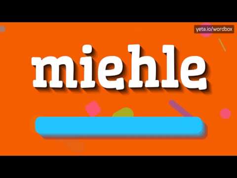 MIEHLE - HOW TO PRONOUNCE IT!?