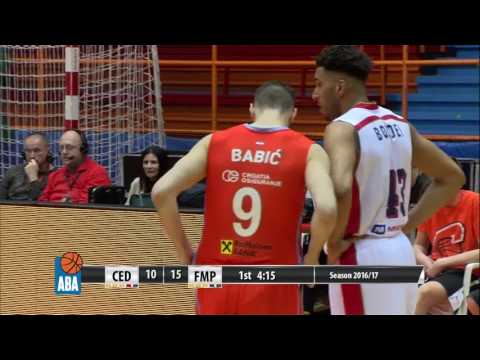 ABA Liga 2016/17, Round 26 match: Cedevita - FMP (11.3.2017)