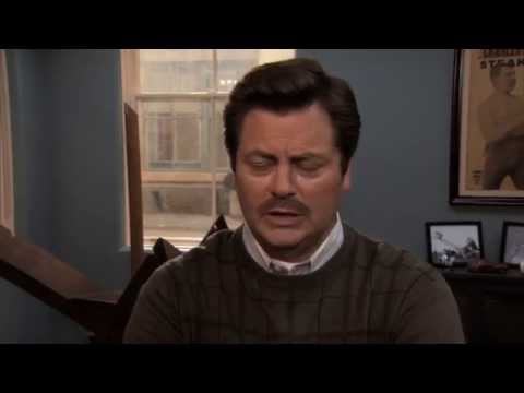 Ron Swanson: When people get too chummy with me, I like to call them by the wrong name