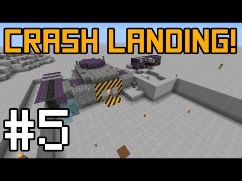 Minecraft Crash Landing - Automated Water! #5