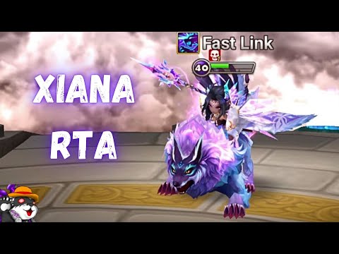 The Power Of Xiana (Dark Beast Rider) In RTA  Summoners War