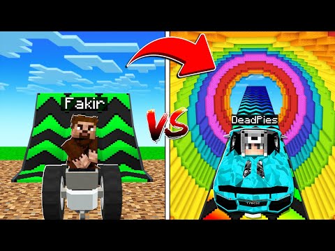 1 TL FAKİR RAMPA VS 1000 TL ZENGİN RAMPA 😱 - Minecraft