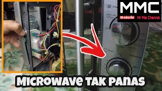 DIY — How to Repair Microwave Working but Not Heating (microwave tak panas) | R613CST | Sharp