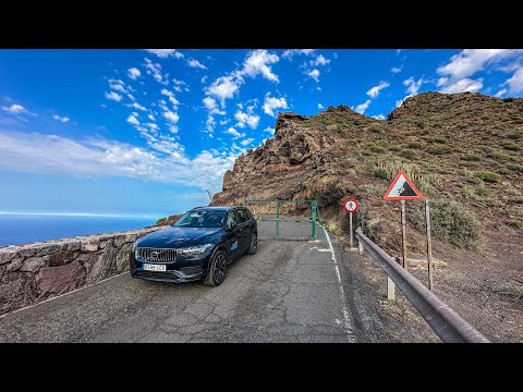 The abandoned Street GC 200 Gran Canaria 5k HDR Scenic Drive Relaxing Road Movie