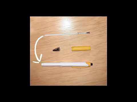 How to make a sniper pen🔫