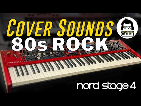 Nord Stage 4 80s Rock Cover Sounds | Bon Jovi Van Halen Queen Journey Foreigner U2 Toto Whitesnake