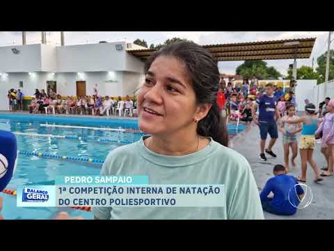 1ª COMPETIÇÃO INTERNA DE NATAÇÃO DO CENTRO POLIESPORTIVO PEDRO SAMPAIO MOVIMENTA COMUNIDADE