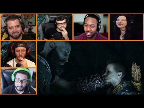 Let's Players Reaction To Kratos Revealing He Is A God | God Of War (PS4)