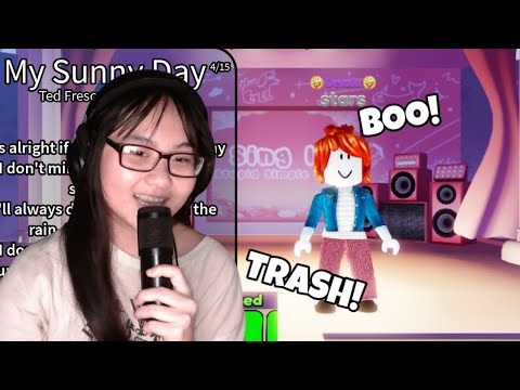 Singing on SING IT but PRETENDING IM BAD THEN SINGING GOOD!