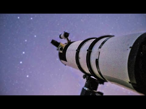 Whirlpool Galaxy M51 through my Telescope | Live View