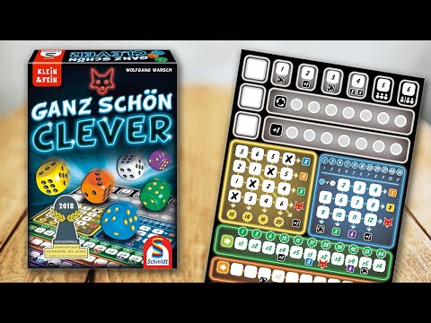PRETTY CLEVER - TV Game Rules (German Instructions) - SCHMIDT GAMES (Small & Fine)