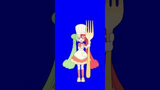 ナポリミク_フォークBB⚡️🍝🇮🇹 🍽️ #初音ミク #BB素材配布 #スパソゲッティ