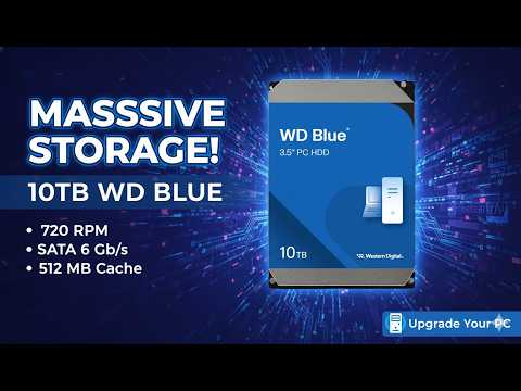 WD Blue 10TB HDD Review – 7200RPM Power &amp; Massive Storage!