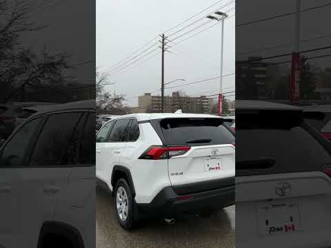 2024 Toyota RAV4 LE AWD in White for sale at Forbes Waterloo Toyota in Waterloo, ON