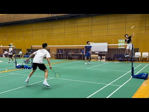 7月12日バドミントン日本代表 公開練習～各選手練習
