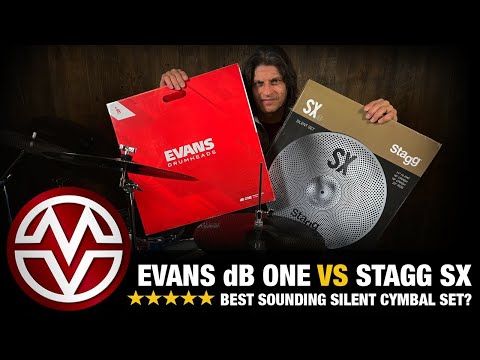 Evans dB One vs Stagg SX - Low Volume Cymbal Challenge