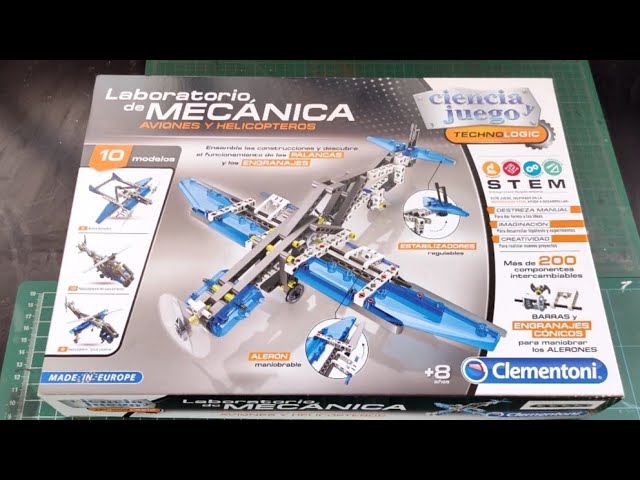 Vídeo relacionado con Clementoni - Mechanics - Aviones y Helicopteros - Juego de construcciones mecánica a Partir de 8 años, Juguete en español, 55160
