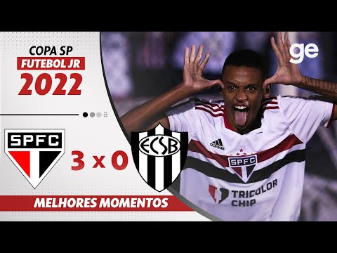 Gols e lances de São Paulo x São Bernardo