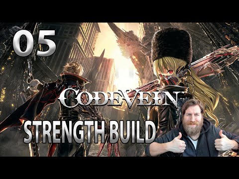 Code Vein part 5 Strength Build  FULL GAME DOUBLE BOSS FIGHT strength build walkthrough