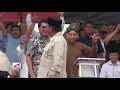 Kampanye di Yogyakarta, Prabowo gebrak meja podium Kampanye di Yogyakarta, Prabowo gebrak meja podium