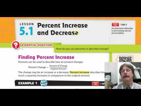 Lesson 5 1 Percent Increase And Decrease